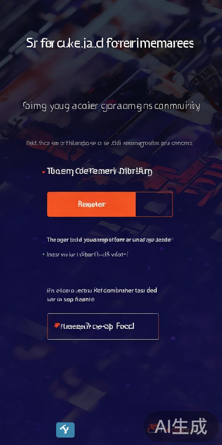 在访问火狐电竞官方入口网站后，首先需要完成注册。通